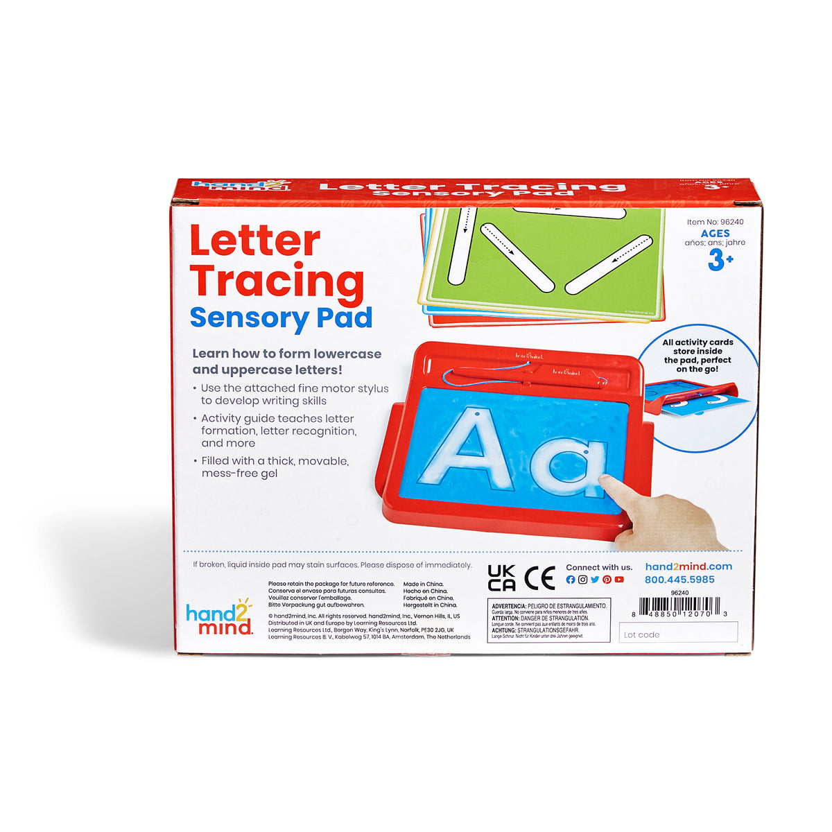 Letter Tracing Sensory Pad by hand2mind