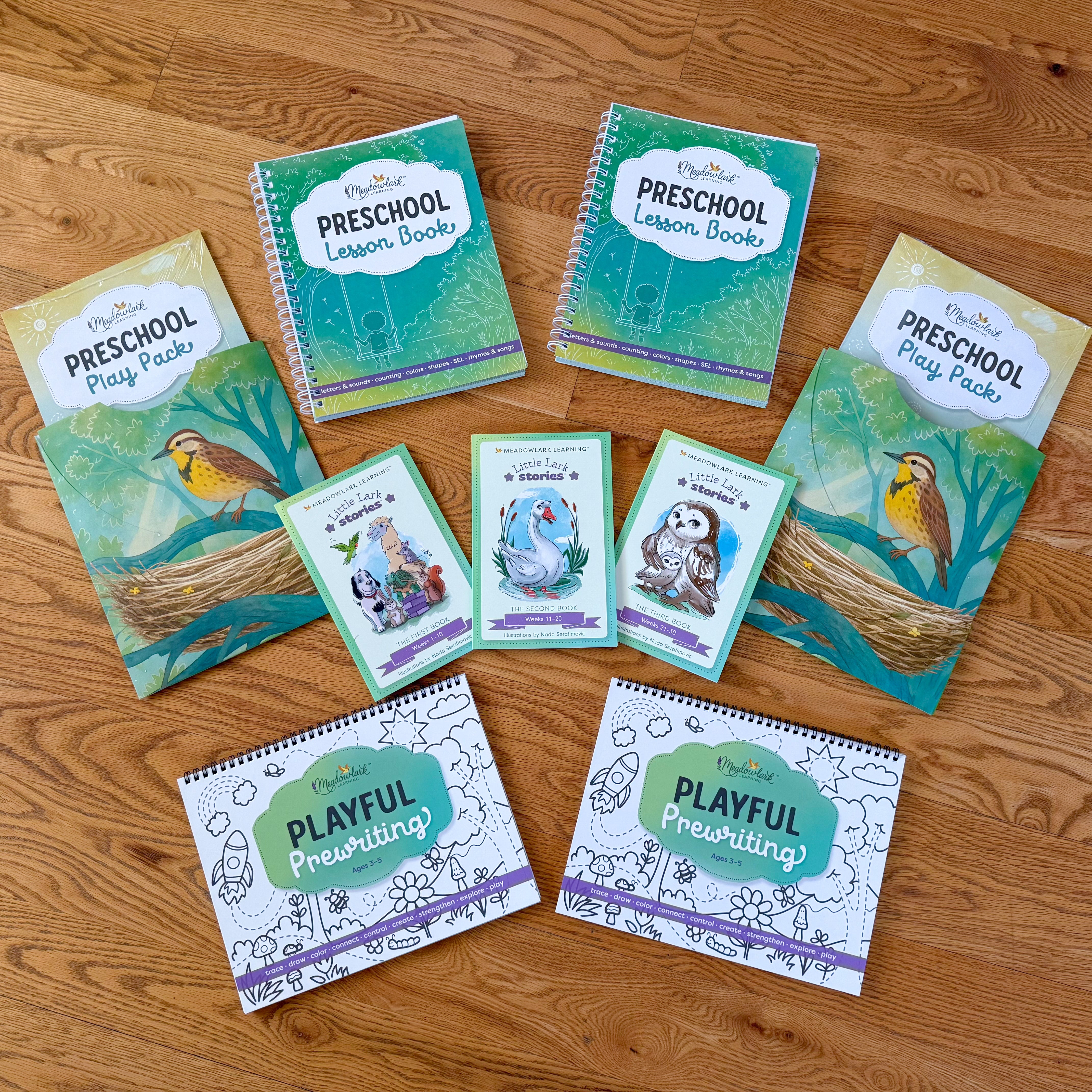 Preschool Twins Bundle (For Two Preschoolers) | Meadowlark Learning