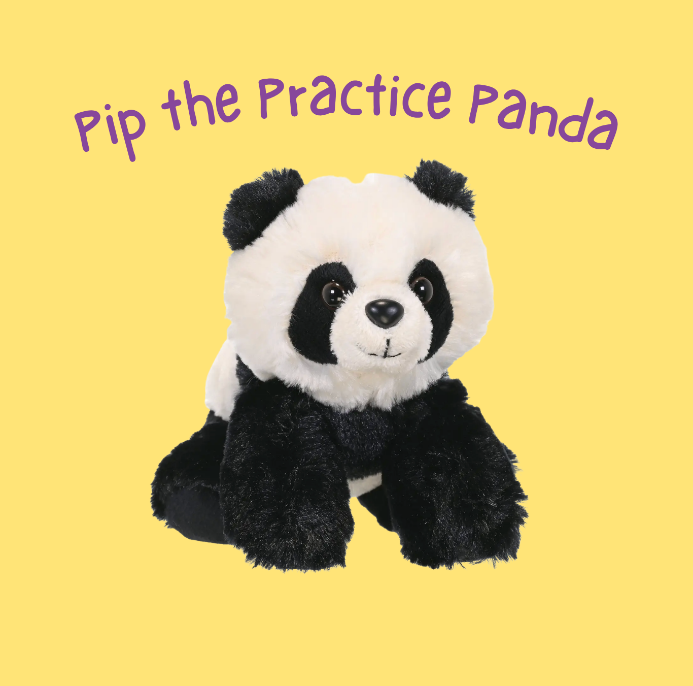 Pip the Practice Panda | Cuddlekins Mini Panda Baby Stuffed Animal - 8"