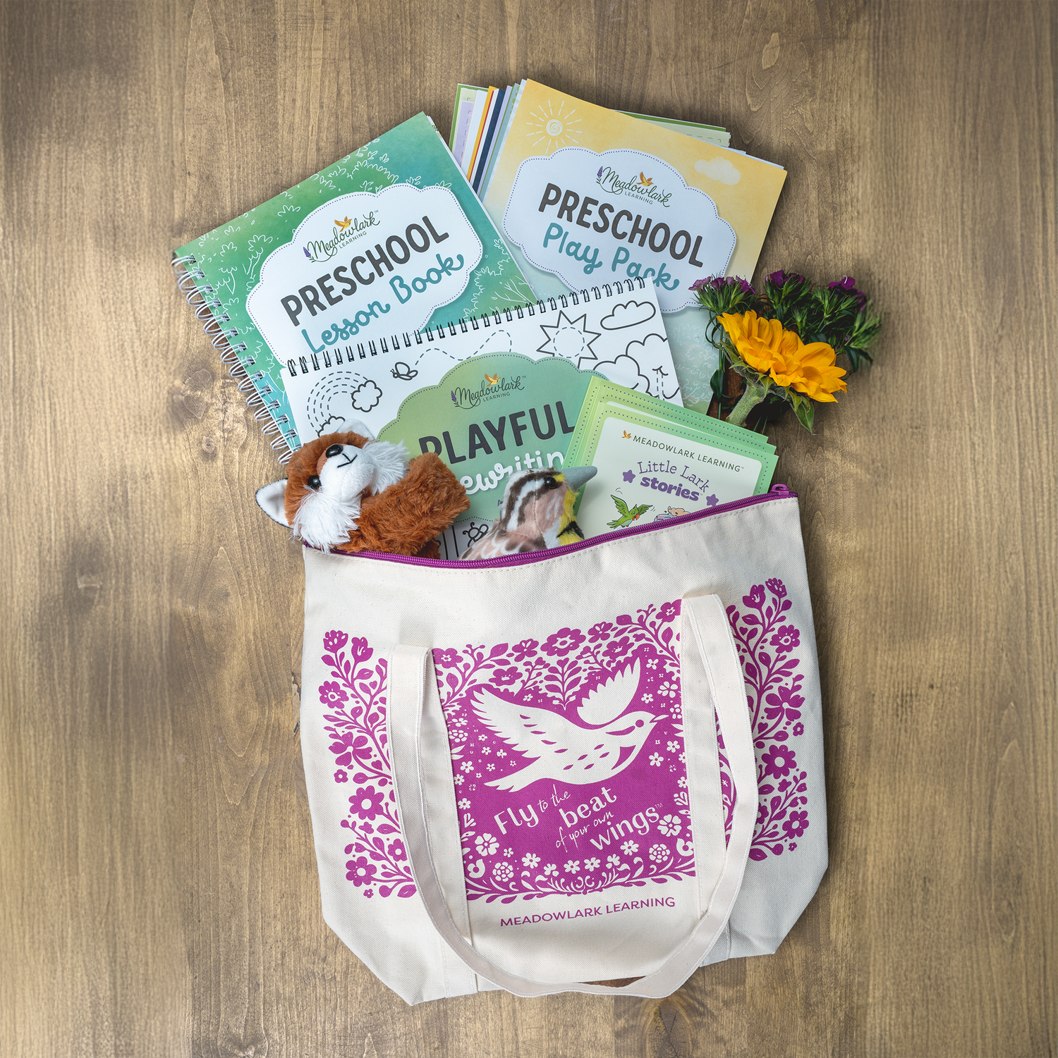 "Fly to the Beat of Your Own Wings" Tote Bag